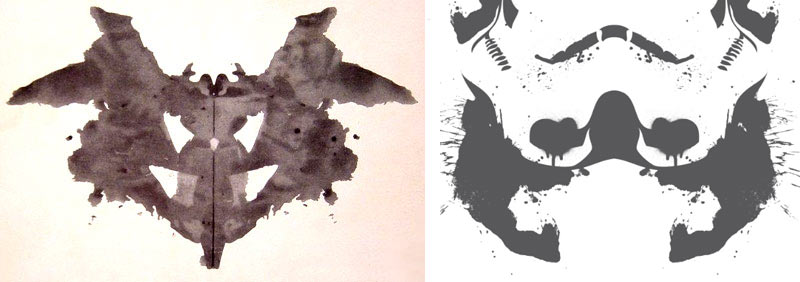 Rorschach test art  psychology artwork